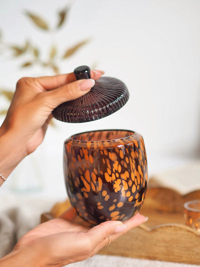 Midnight Pumpkin Acorn Candle