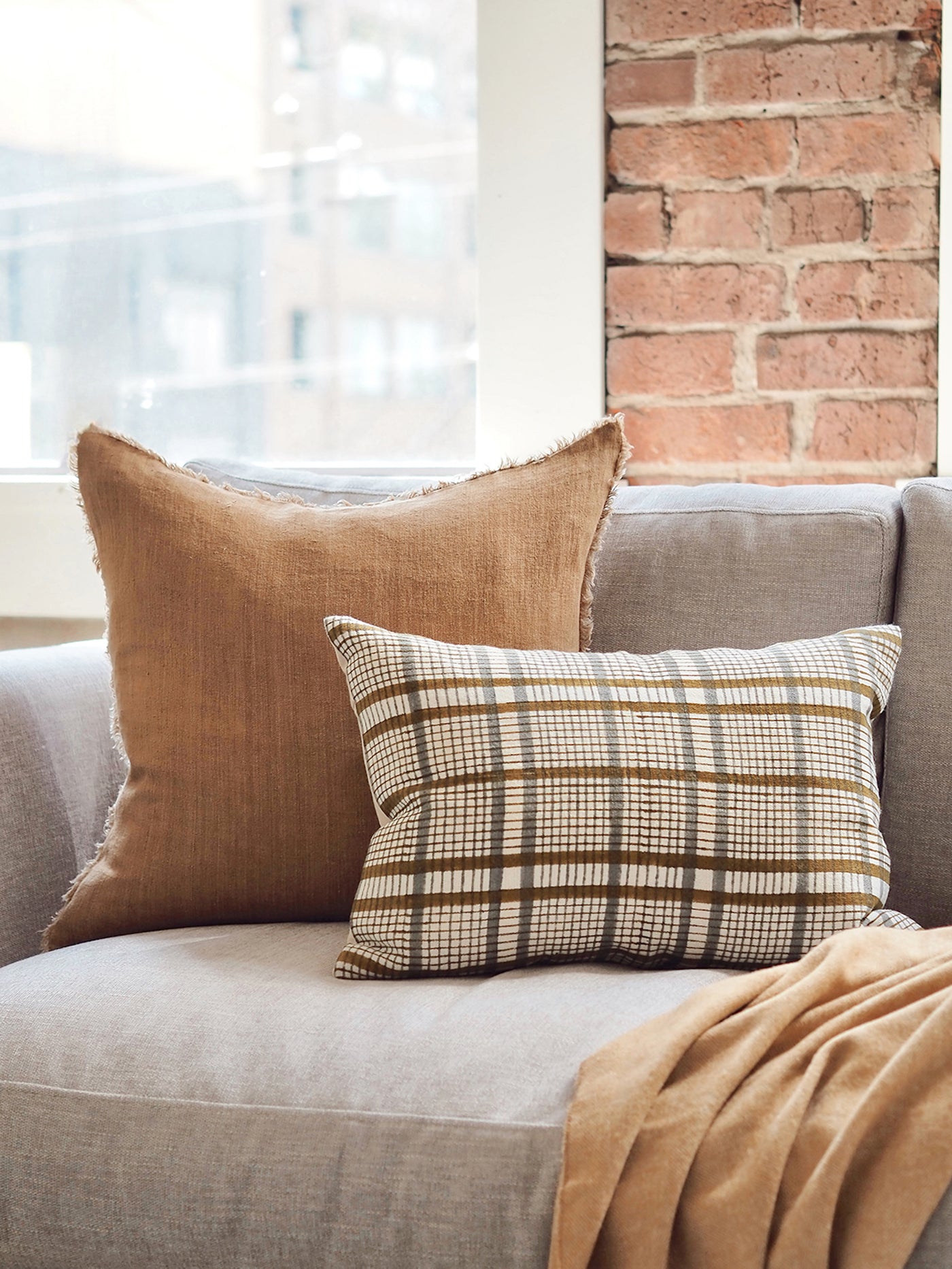 Lina Tawny Pillow | 20x20 - The Cross Decor & Design