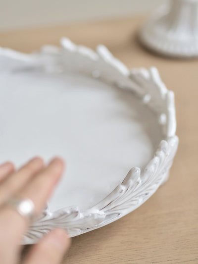 Setsuko Round Leaf Cake Stand