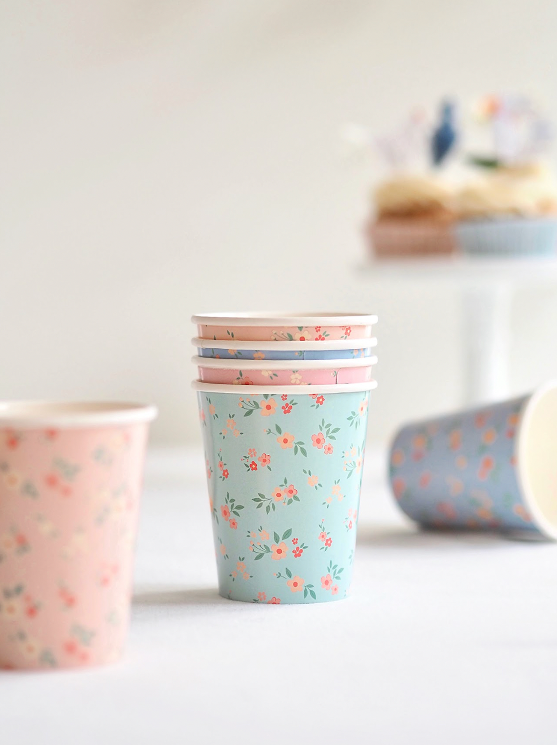 Vintage Ditsy Cups - The Cross Decor & Design