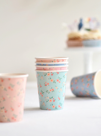 Vintage Ditsy Cups - The Cross Decor & Design