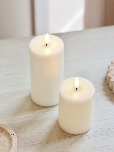 Battery Operated Sand Pillar Candle