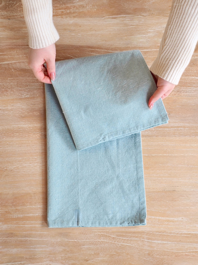 Lucia Aqua Tea Towel - The Cross Decor & Design