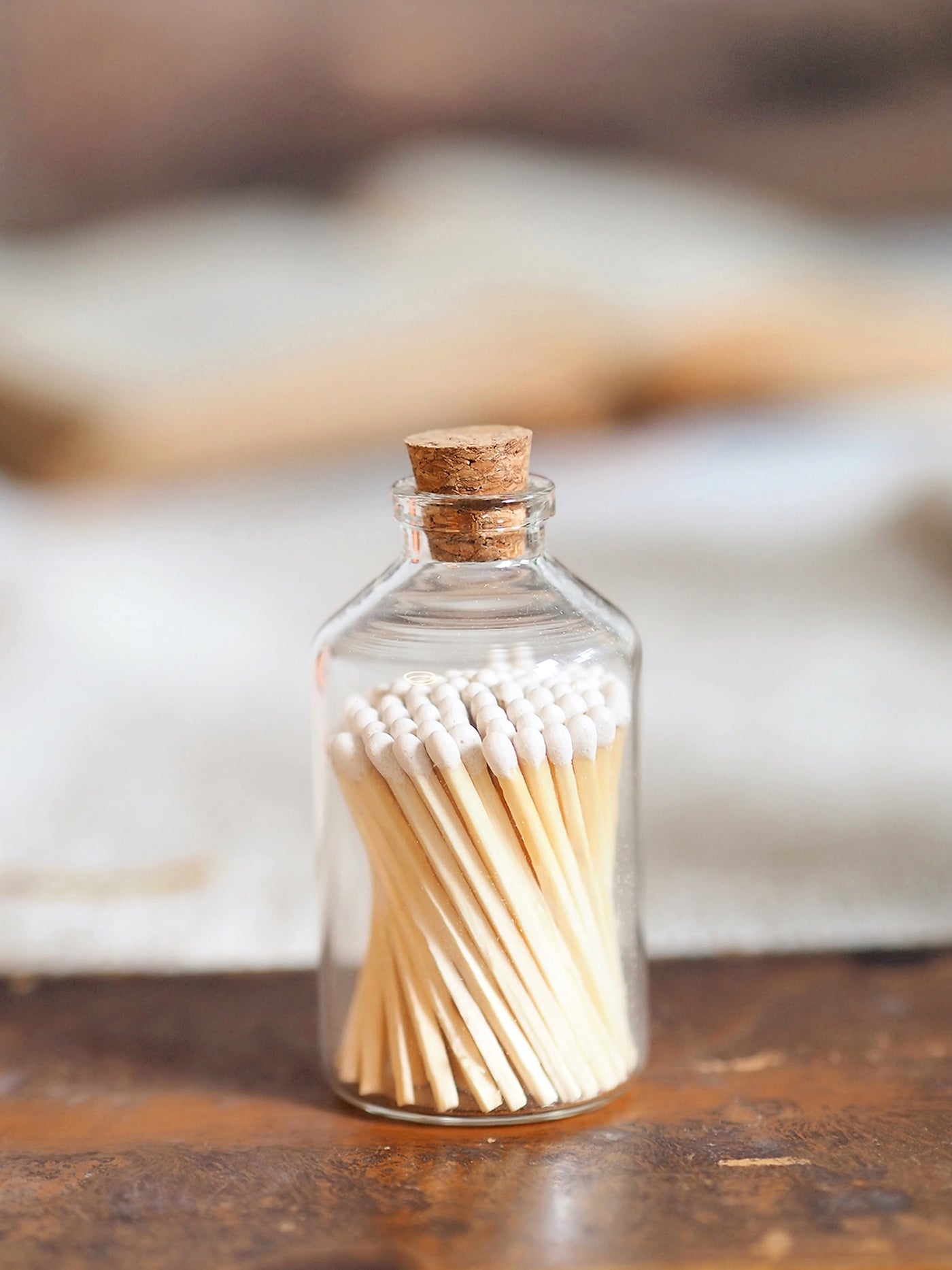 Apothecary White Match Bottle