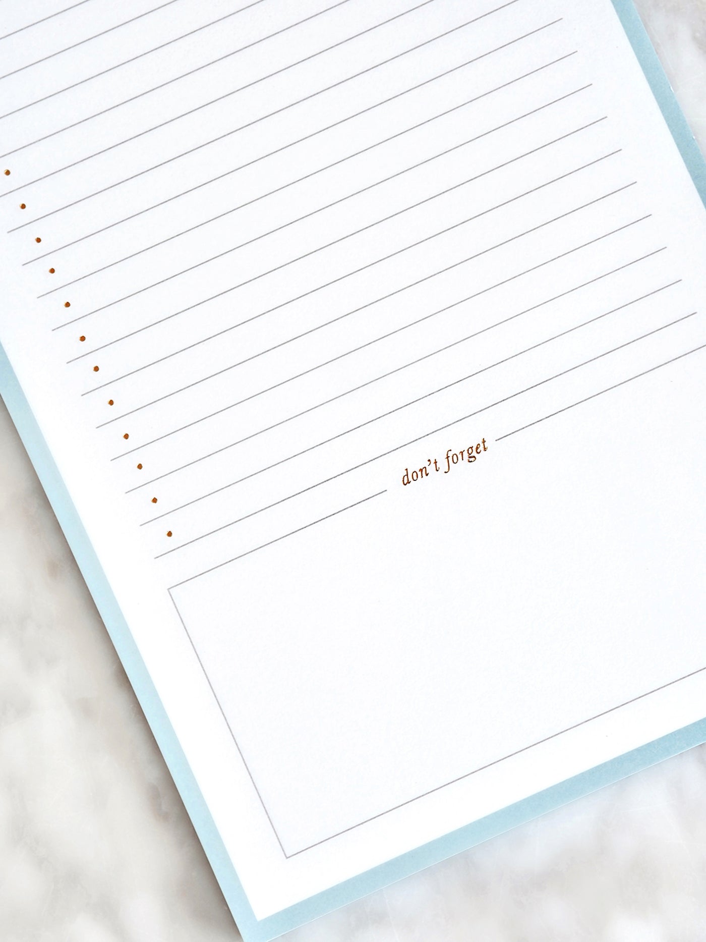 Blue Today Notepad