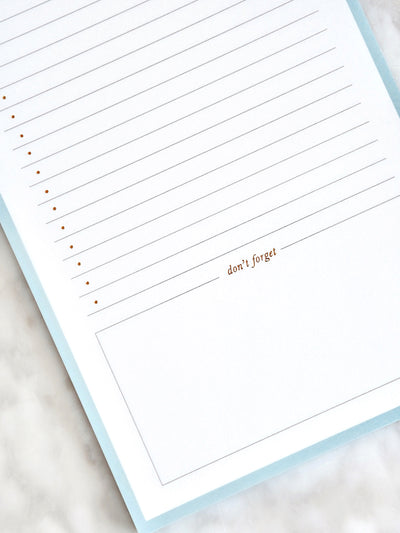 Blue Today Notepad