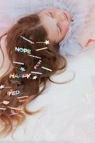 Glitter Rainbow Hair Clips - The Cross Decor & Design