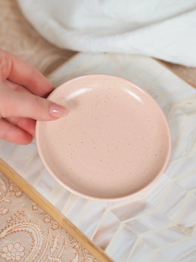Pink Marshmallow Appetizer Plate