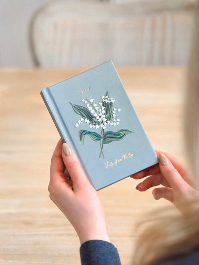 Birth Month Mini Embroidered Journals - The Cross Decor & Design