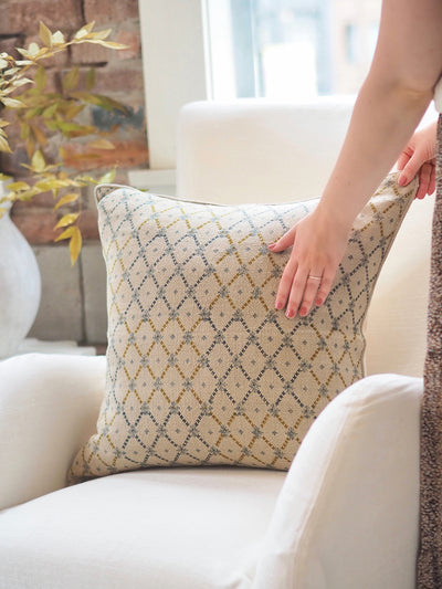Tali Teal Pillow | 22x22