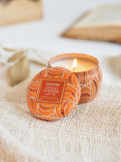 Spiced Pumpkin Latte Mini Tin Candle