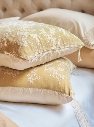 Lynette Parchment Bedding - The Cross Decor & Design