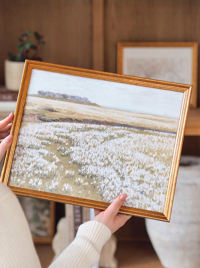 Dandelion Fields Framed Canvas Print | 11x14 - The Cross Decor & Design