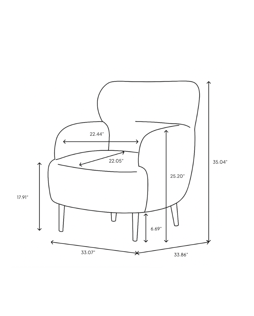 Sadie Accent Chair - The Cross Decor & Design
