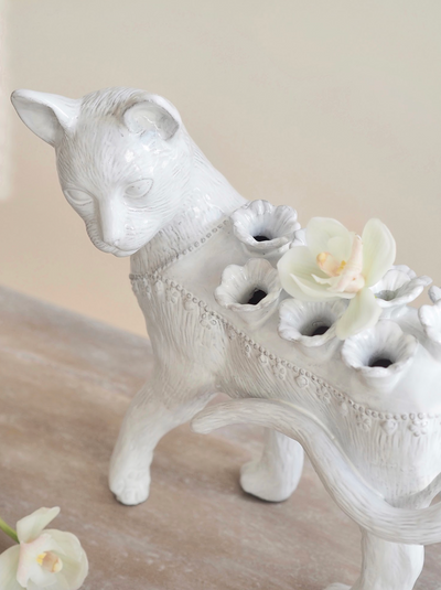 Cat Flower Holder - The Cross Decor & Design