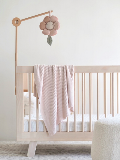 CozyChic Lite&reg; Ribbed Pink Baby Blanket
