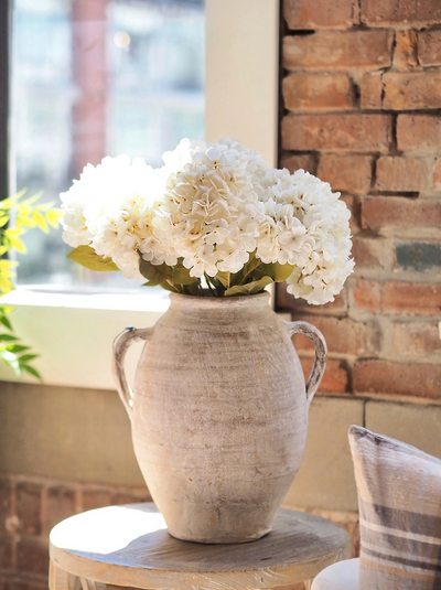 Hydrangea White Floral Stem