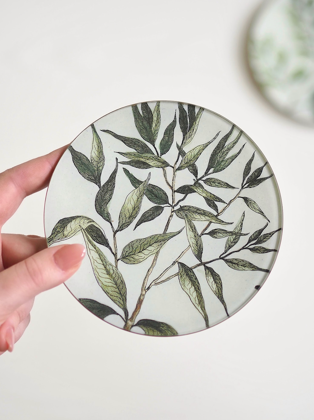 Indigofera Longifolia Plate - The Cross Decor & Design