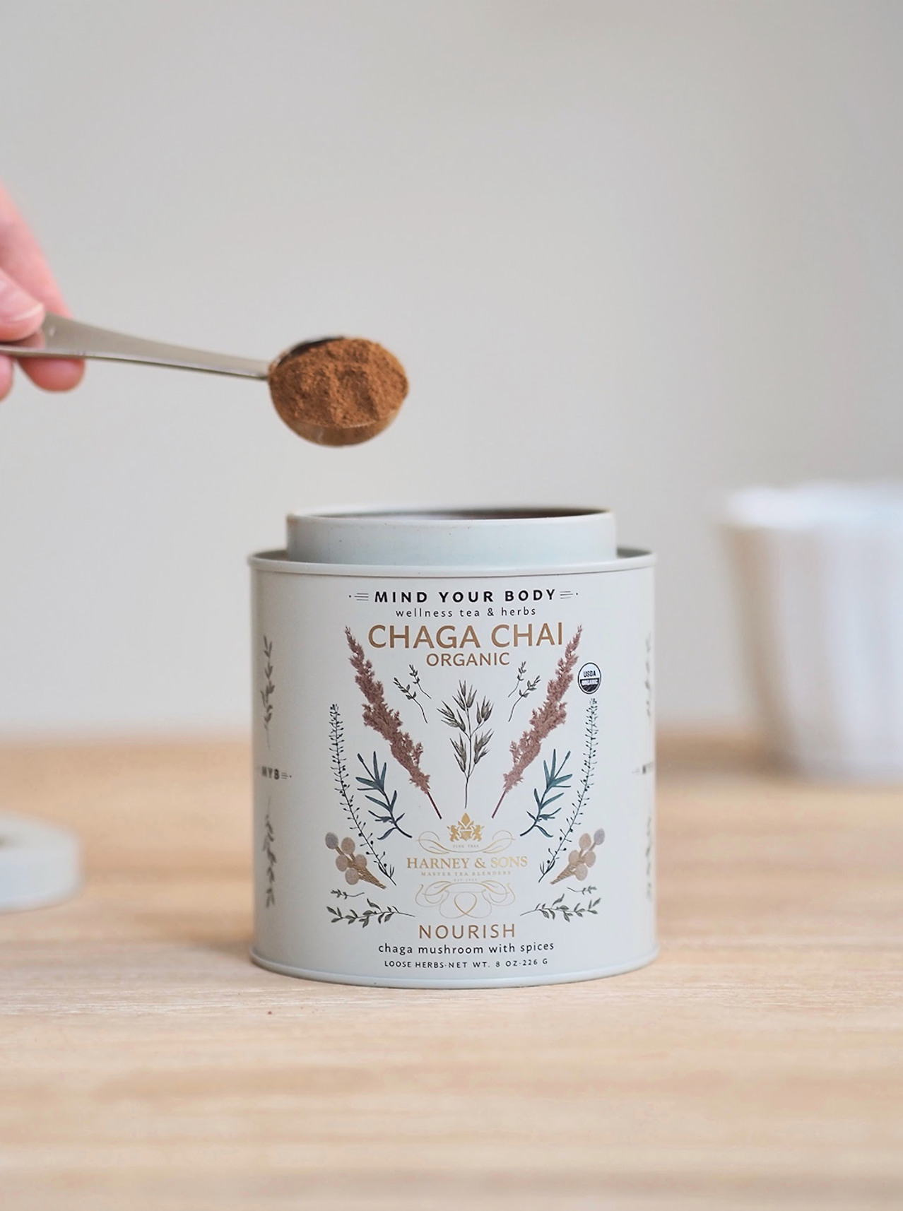 Chaga Chai Wellness Blend Tin - The Cross Decor & Design
