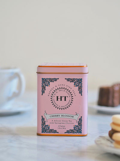 Cherry Blossom Tea Tin - The Cross Decor & Design