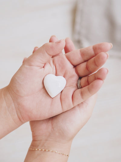 Petite Marble Heart