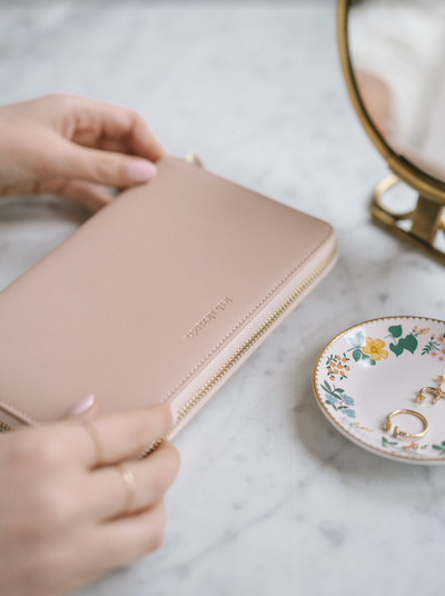 Pink Jewelry Travel Wallet - The Cross Decor & Design