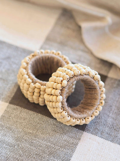 Riviera Beaded Napkin Ring - The Cross Decor & Design
