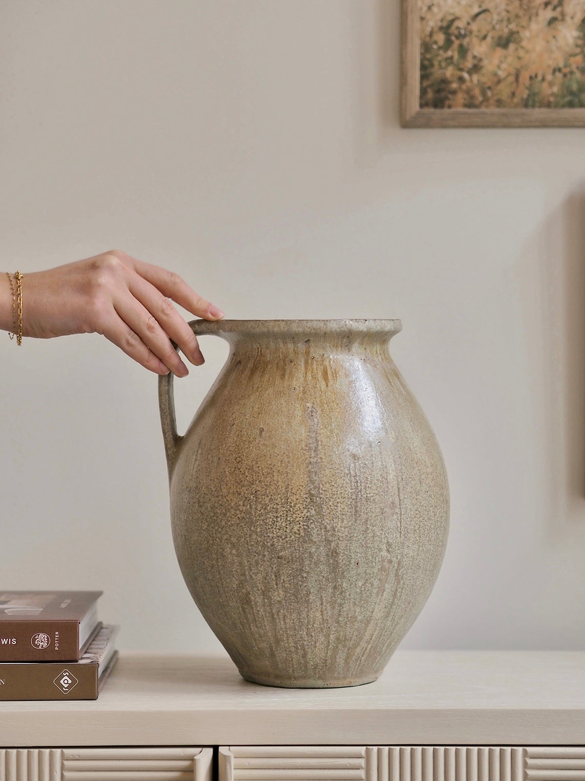Harper Lichen Pitcher Vase