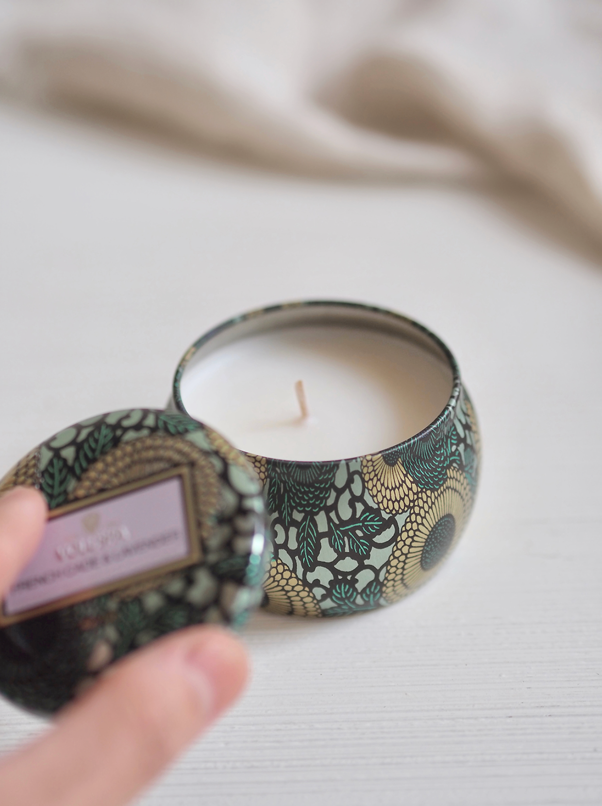 French Cade Lavender Mini Tin Candle