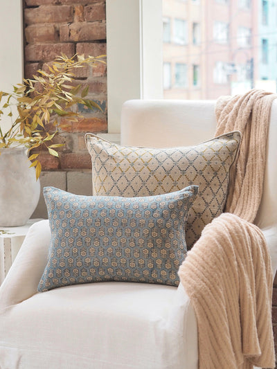 Tulsi Teal Pillow | 14x20