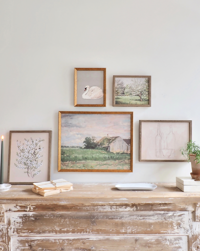 Botanical Manuka Framed Canvas Print | 11x14 - The Cross Decor & Design