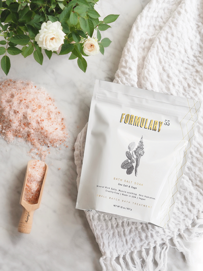 Sea Salt & Sage Bath Salt Soak - The Cross Decor & Design