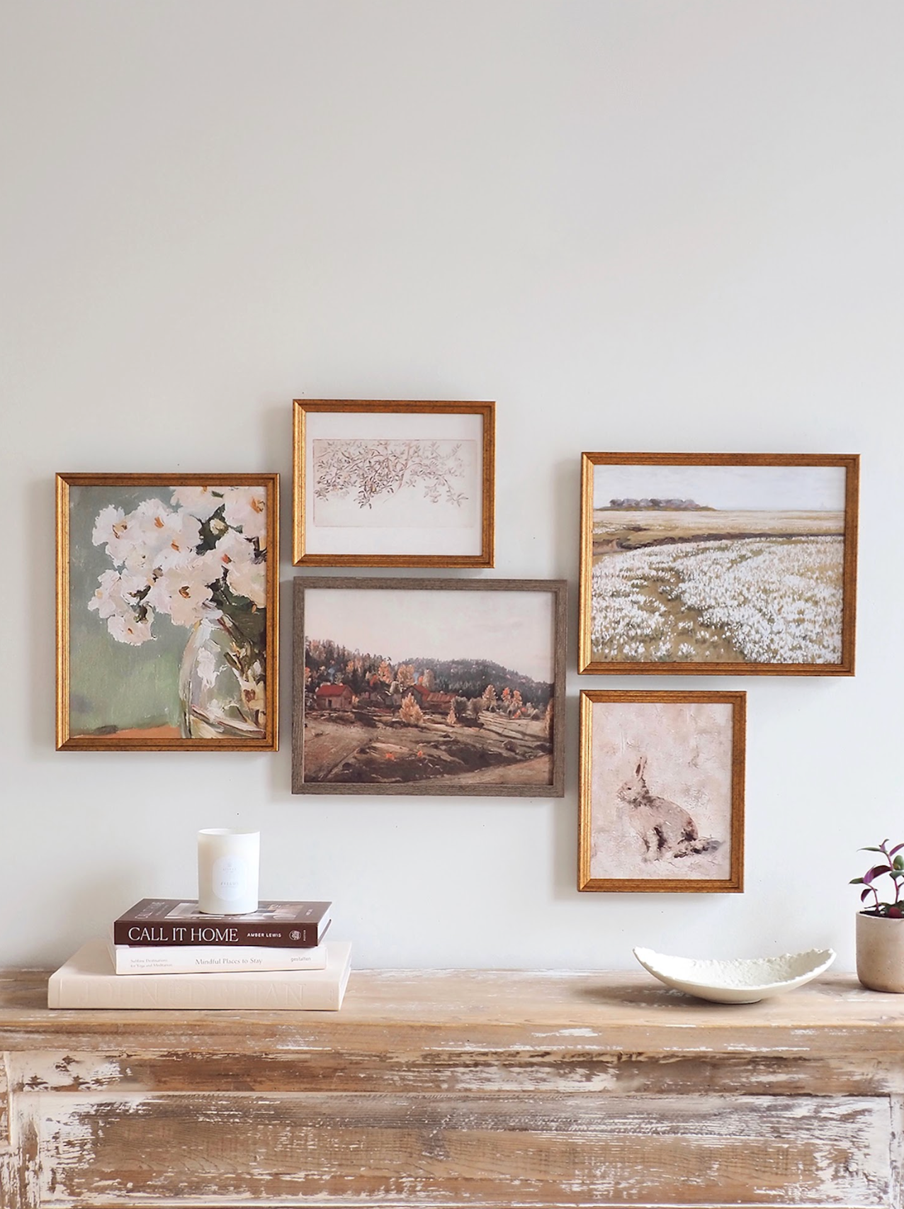 Dandelion Fields Framed Canvas Print | 11x14 - The Cross Decor & Design