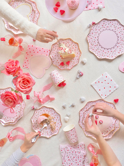 Pastel Heart Napkins - The Cross Decor & Design