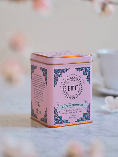 Cherry Blossom Tea Tin - The Cross Decor & Design