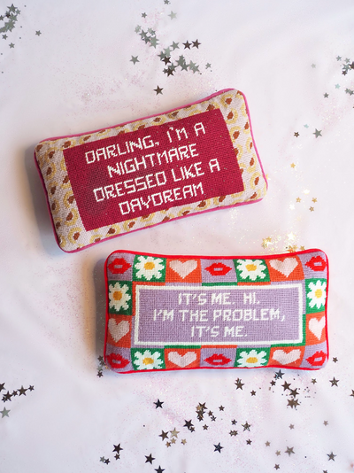 A Daydream Needlepoint Pillow | 8x14 - The Cross Decor & Design