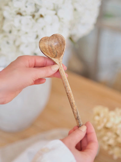 Wooden Heart Spoon - The Cross Decor & Design