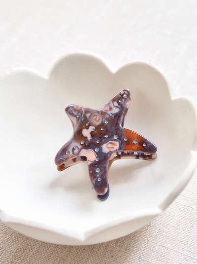 Brunette Seaside Claw Clips - The Cross Decor & Design