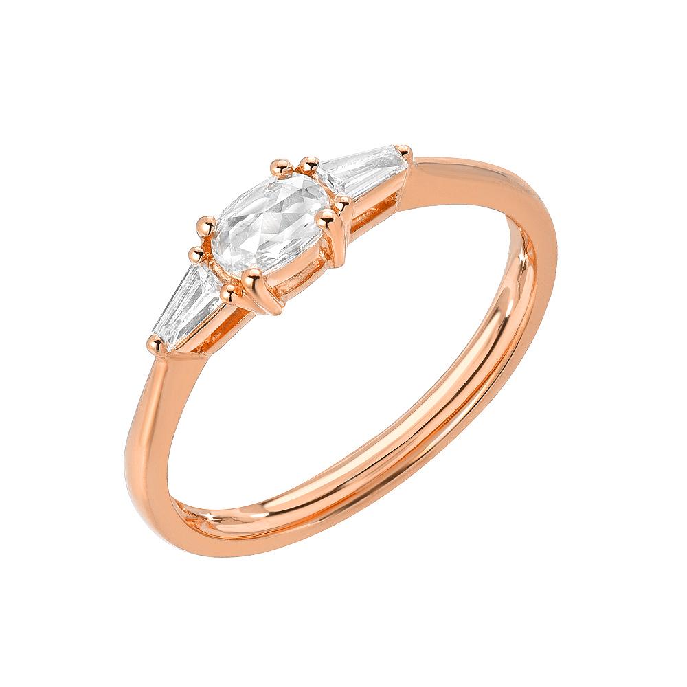 Diamond Abby Ring | 14K Rose Gold