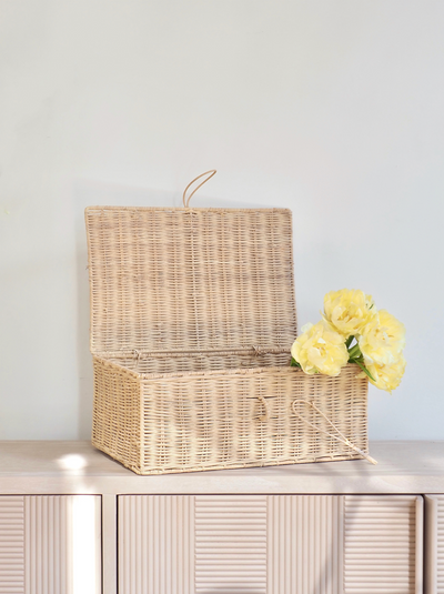 Cecilia Rattan Storage Box - The Cross Decor & Design