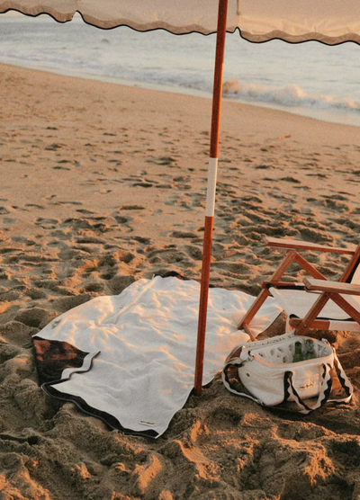 Riviera White Beach Towel - The Cross Decor & Design
