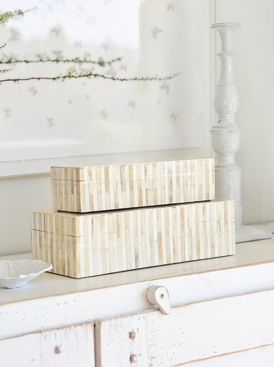 Lara Bone Box - The Cross Decor & Design