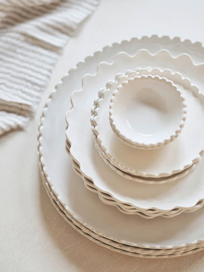 Nova Scalloped Dishware - The Cross Decor & Design