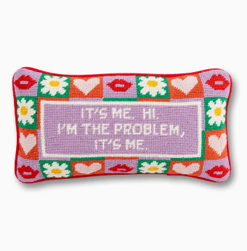 It's Me Needlepoint Pillow 8x14 - The Cross Decor & Design