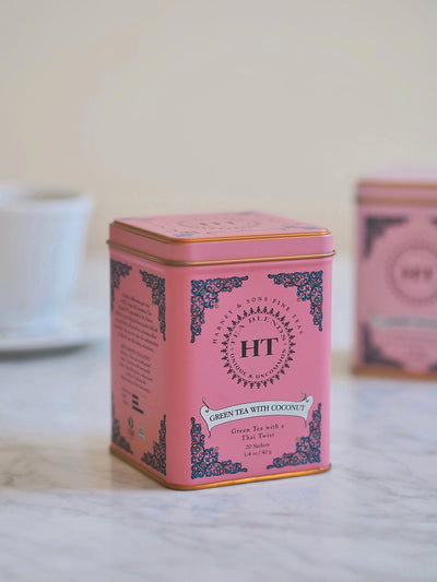 Green Tea with Coconut Tea Tin - The Cross Decor & Design