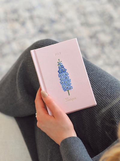 Birth Month Mini Embroidered Journals - The Cross Decor & Design