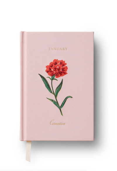 Birth Month Mini Embroidered Journals - The Cross Decor & Design