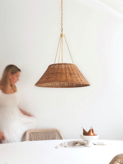 Corrine Woven Pendant - The Cross Decor & Design