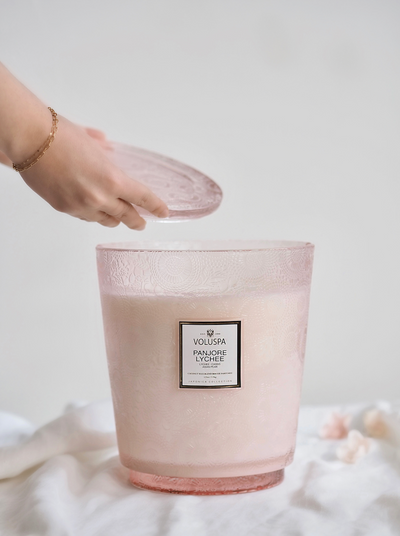 Panjore Lychee 5 Wick Hearth Candle - The Cross Decor & Design