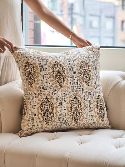 Winfleur Olive Mustard Pillow | 24x24 - The Cross Decor & Design